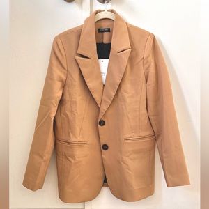 [BRAND NEW] MONO TALK TAILORED OVERSIZED BLAZER WITH POCKET (size S)